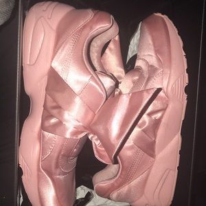 Fenty Pink Bow Sneakers